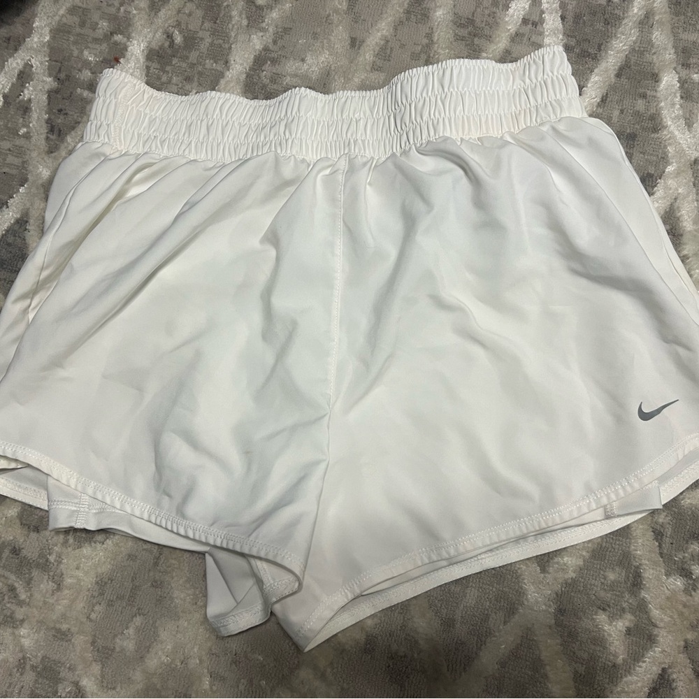 Nike Women's White Athletic Shorts